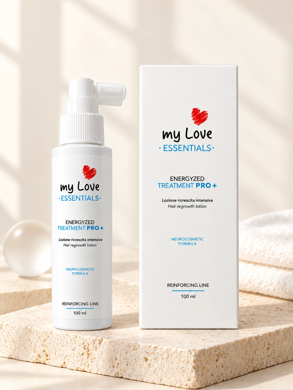 myLove Energyzed Treatment Pro+ sur fond clair