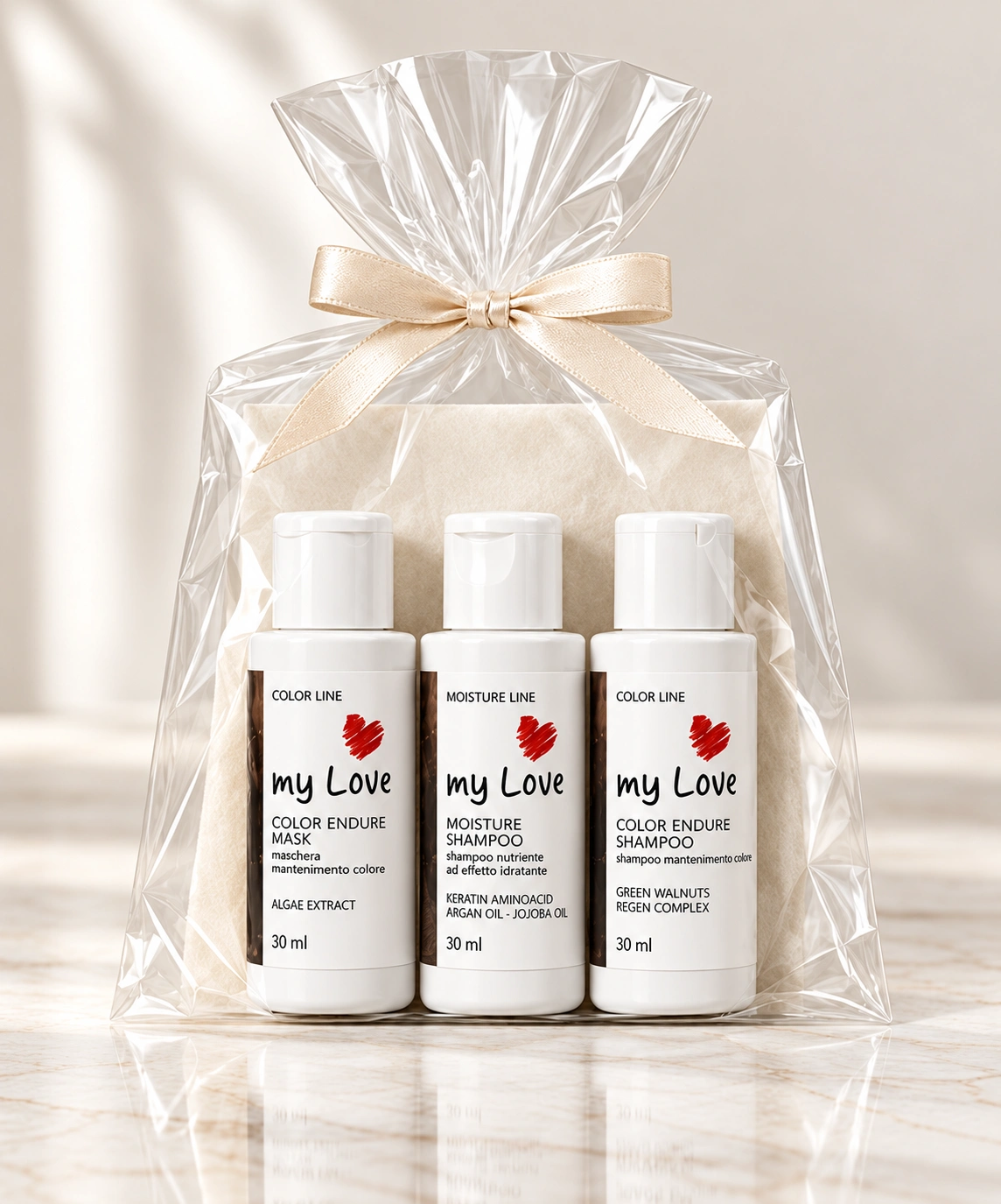Coffret d’accueil myLove original de trois produits